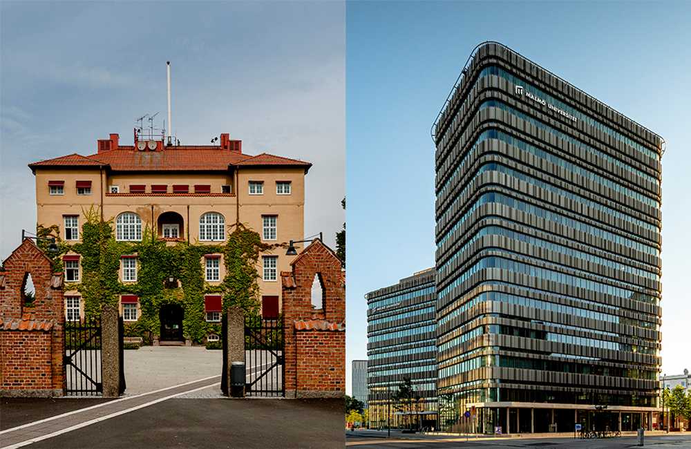 Campus Kristianstad och Niagara i Malmö.