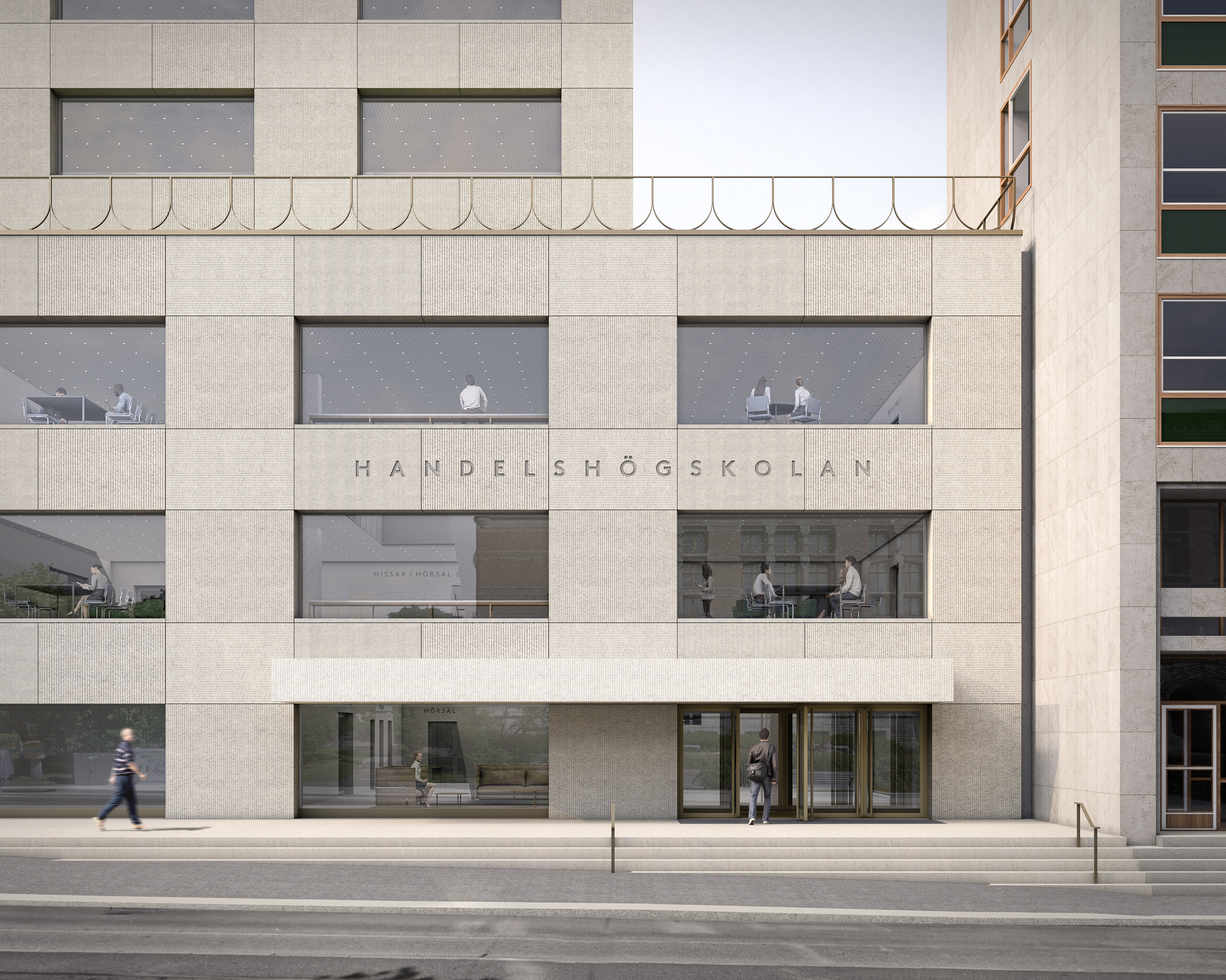 Ny byggnad för Handelshögskolan i Göteborg. 