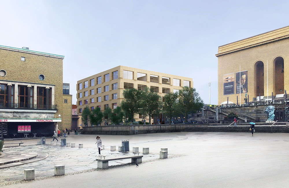 Ny byggnad för Konstnärliga fakulteten vid Göteborgs universitet. 